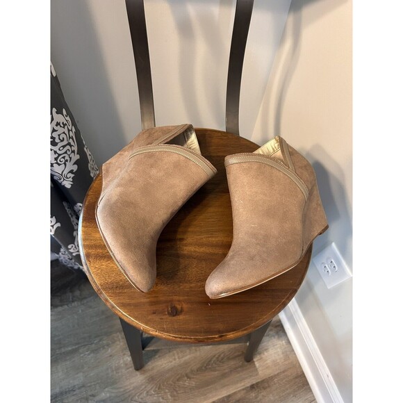 XAPPEAL Aubree Taupe Ankle Boots Womens Size 10 Tan Booties - Picture 4 of 7
